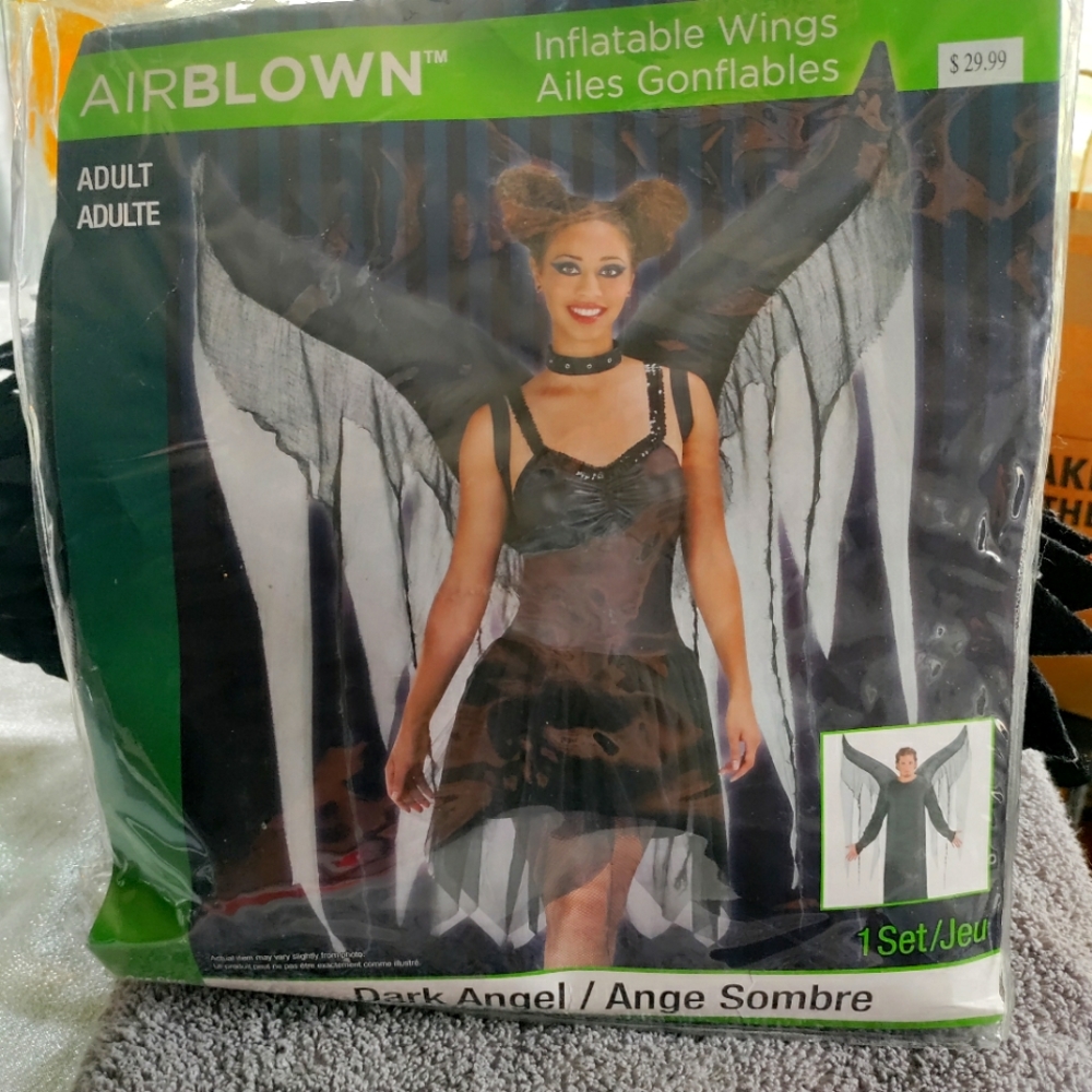Inflatable  wings I have four pair two black two red